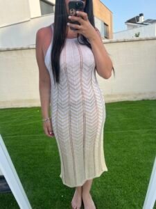 Vestido lima blanco