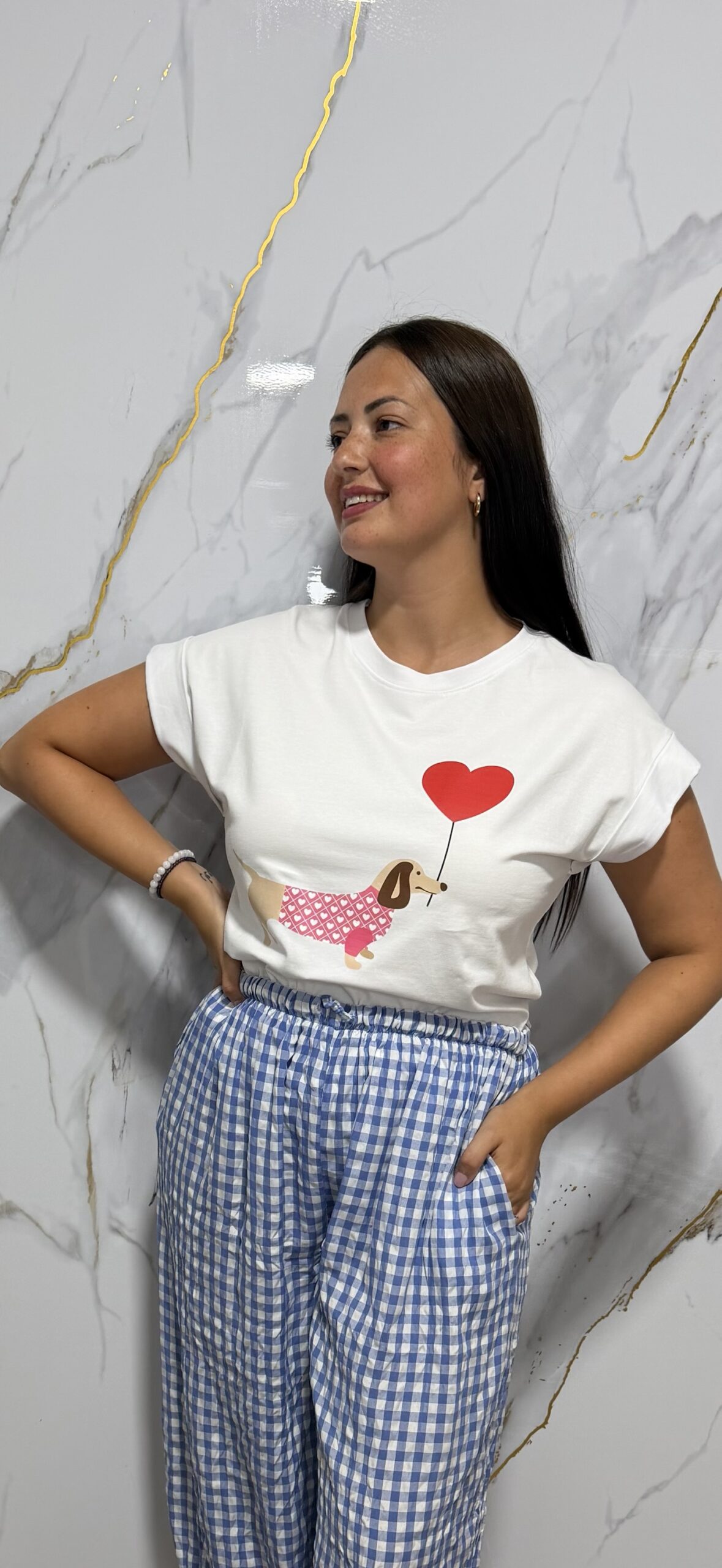 Camiseta perrito corazón