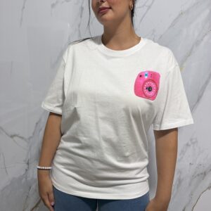 Camiseta paris oversize